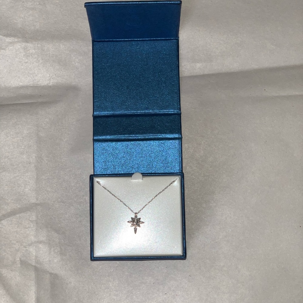 14K Diamond Star necklace